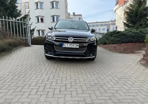 Volkswagen Touareg cena 76900 przebieg: 194100, rok produkcji 2012 z Toruń małe 407